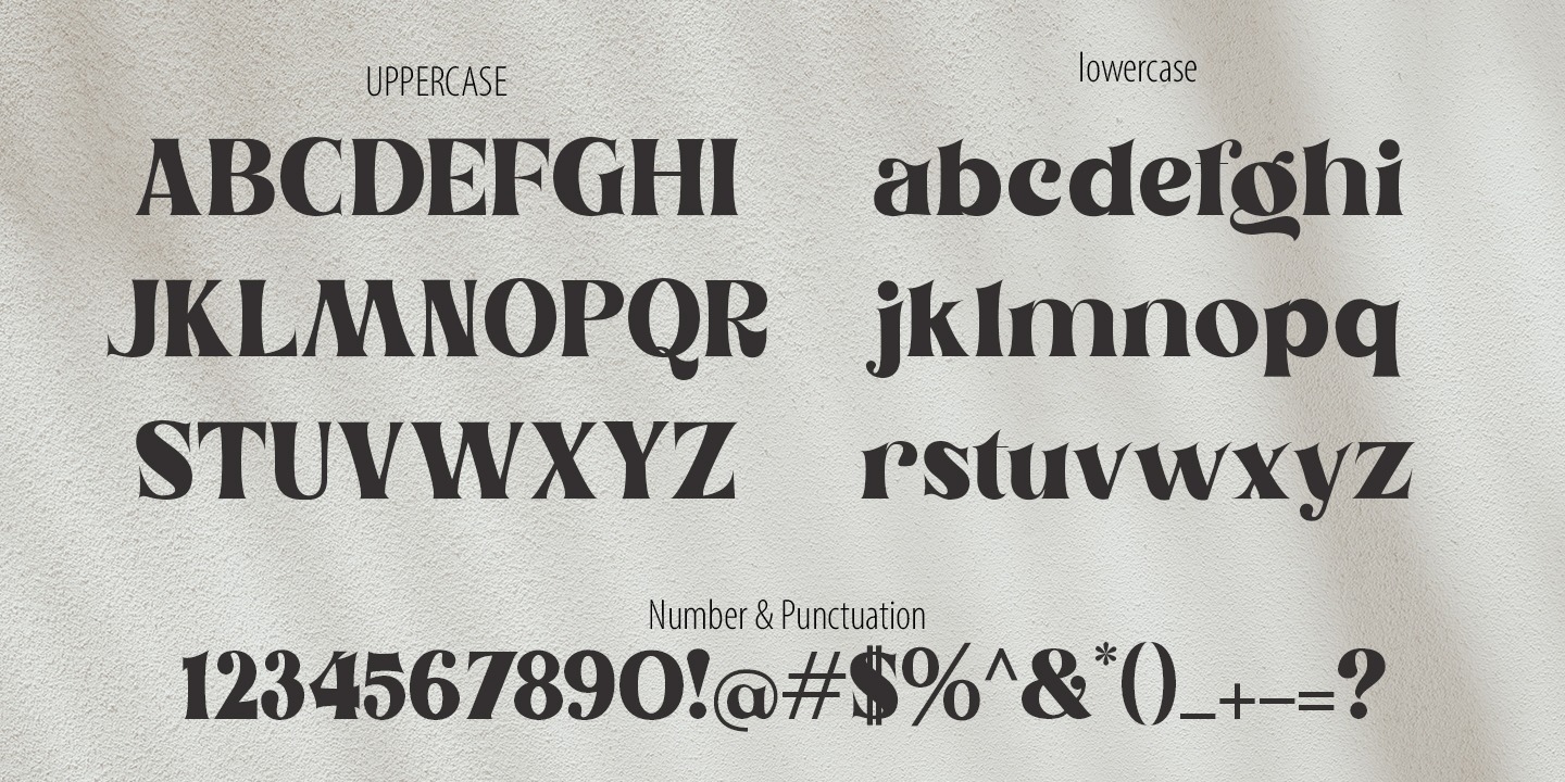 Example font Catellos #4